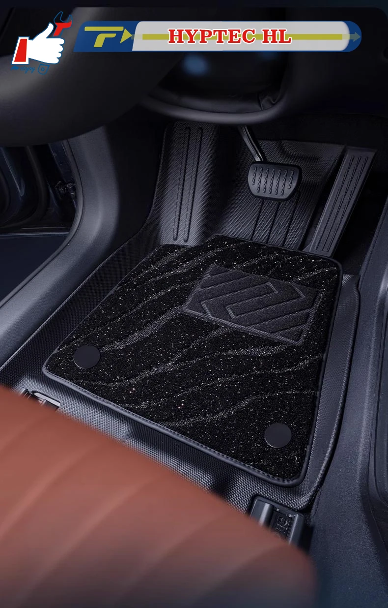 

Left-hand Drive Car Floor Mat For HYPTEC HL 2025 6 Seats Full-Surrounded Foot Mat Mat Floor Liner Floor Carpet Water-proof Mat
