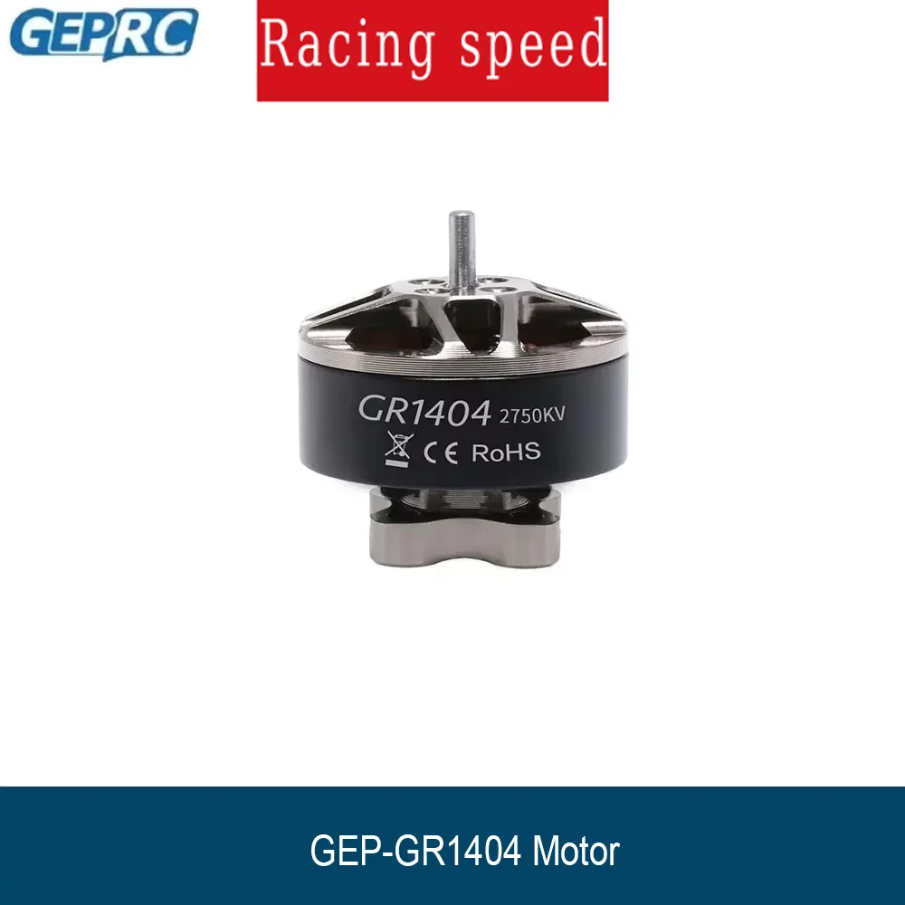 GEPRC GR1404 Brushless Motor - 2750KV/3850KV/4500KV 2-4S, for DIY Toothpick FPV Racing Drone, Long-Range Cinelog 25 V2, High-Eff