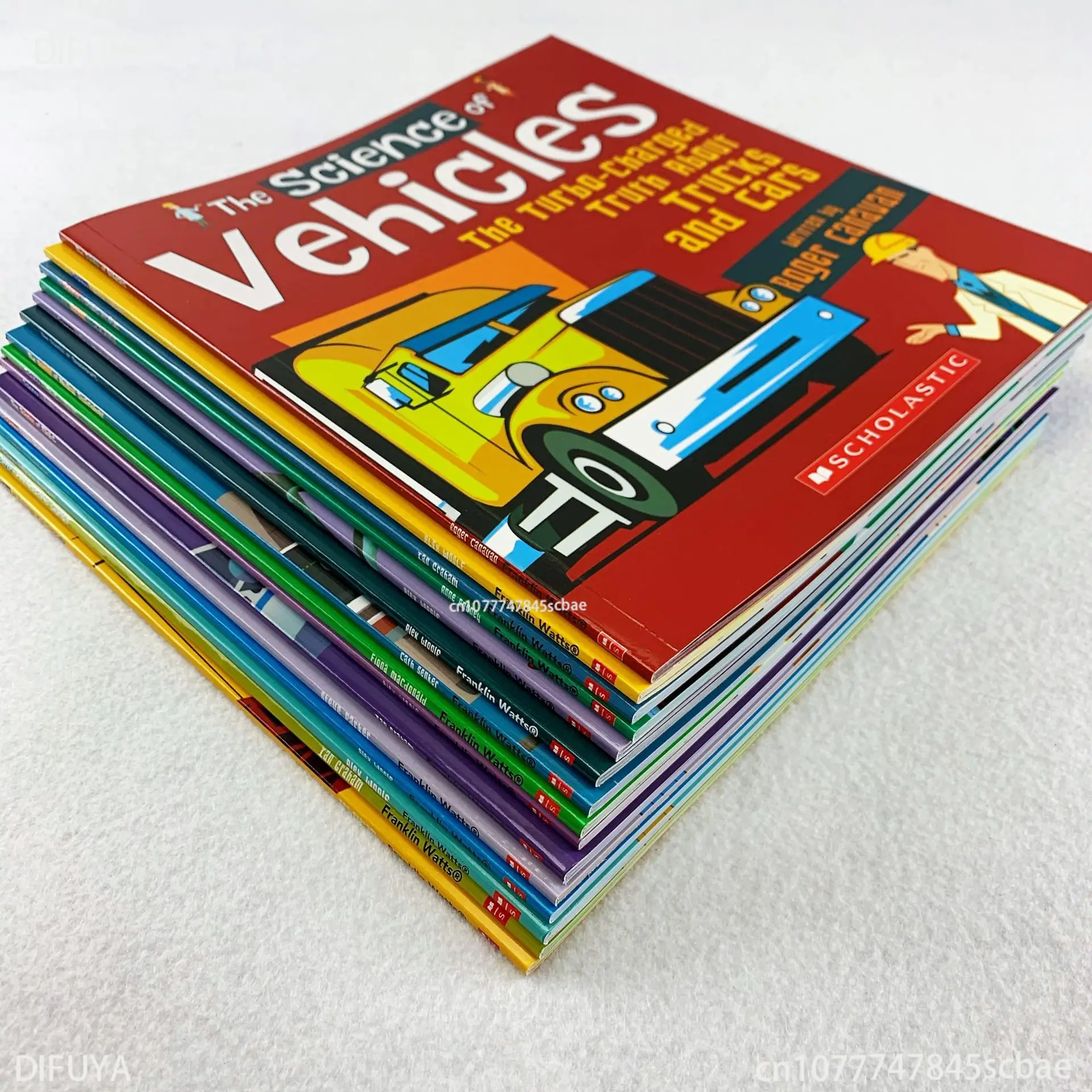 

15 Books English Children's Science Book Building Dinosaurs Technology Flight Kids Picture Reading GiftEnglish Books