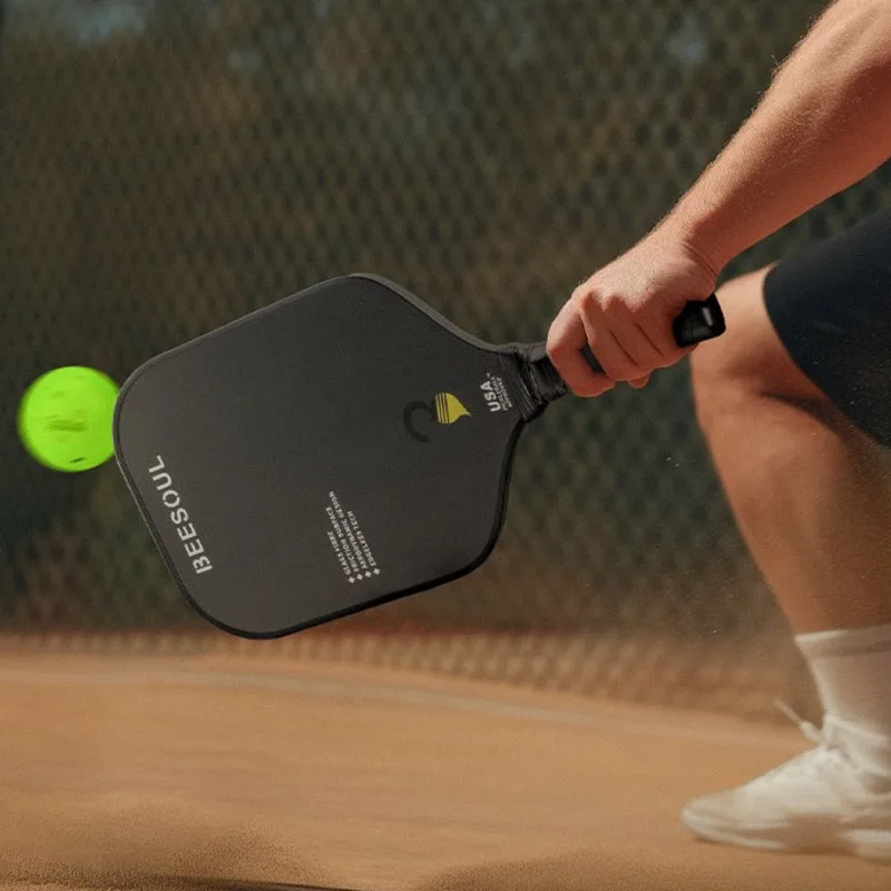 Лопастная доска Pickleball из углеродного волокна, 2 ракетки и 4 мяча для соревнований, тренировочная Спортивная профессиональная лопастная доска для пиклбола