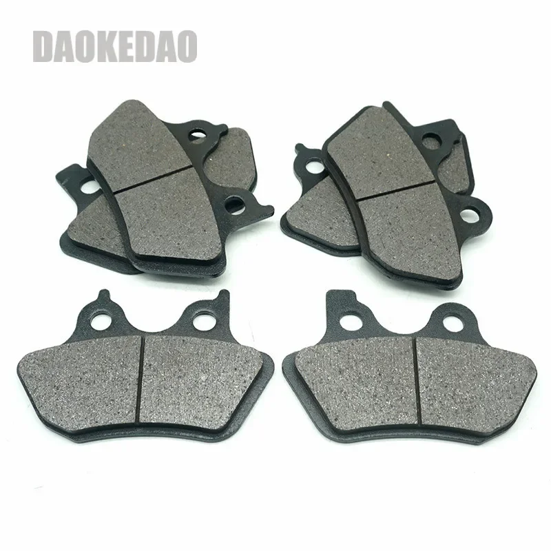 For Harley Davidson 1450 Road King Custom Electra Glide Standard Classic Front Rear Brake Pads Kit Set