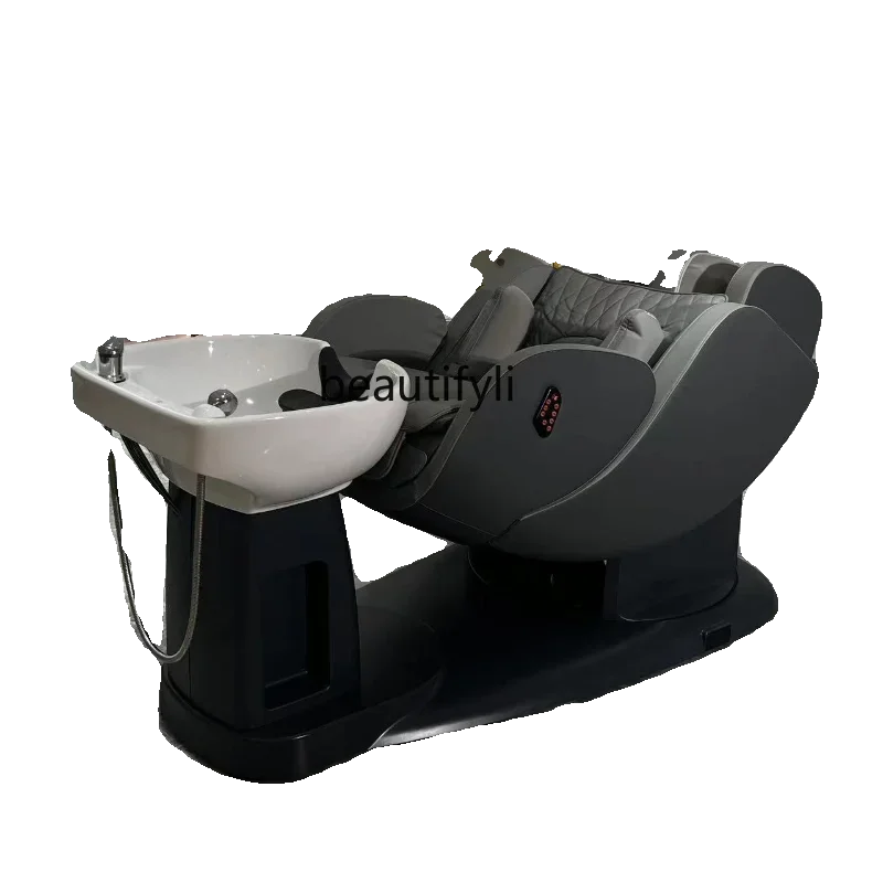 

Intelligent Electric Massage Hair Salon Flushing Bed Hairdressing Chair MultiFunctional Rotating Washing and Care Integrated Bed