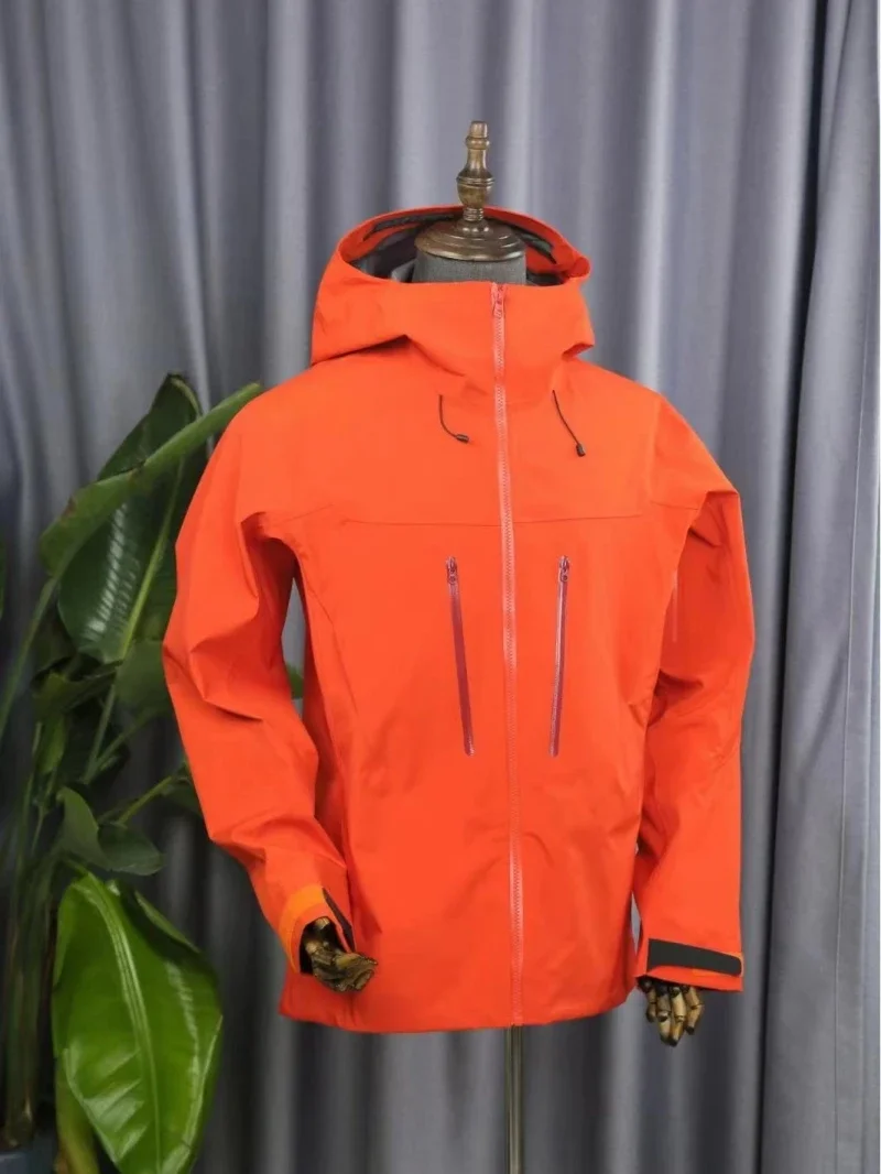 ARC Embroidery Alpha SV 6th Three Layer Mens Womens High Quality Camping Coat Outdoor Waterproof Windbreaker Hiking Jackets