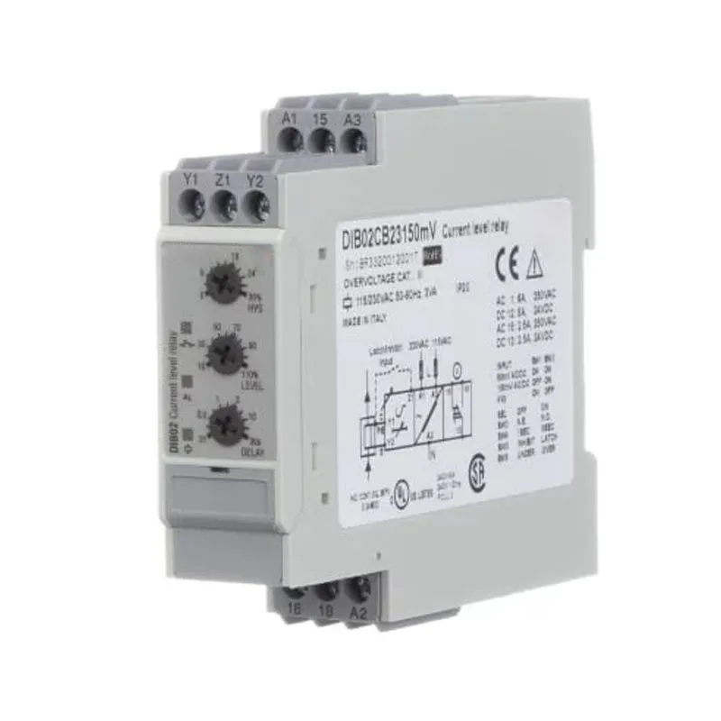Current protector relay DIB02CB23150mv DIB01CB235A DIB01CB2310A Single phase overcurrent/undercurrent relay protector