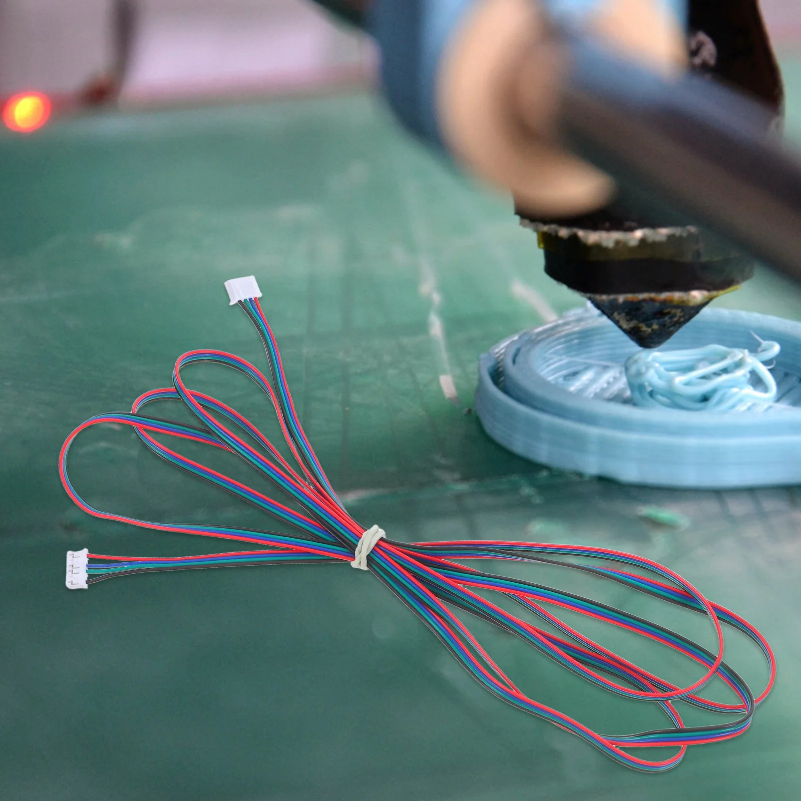 

6Pcs 3D Printer .54 Terminal Motor Connector Cables 2m to 6pin for Portable Use and Stability Motor Adapter Cable