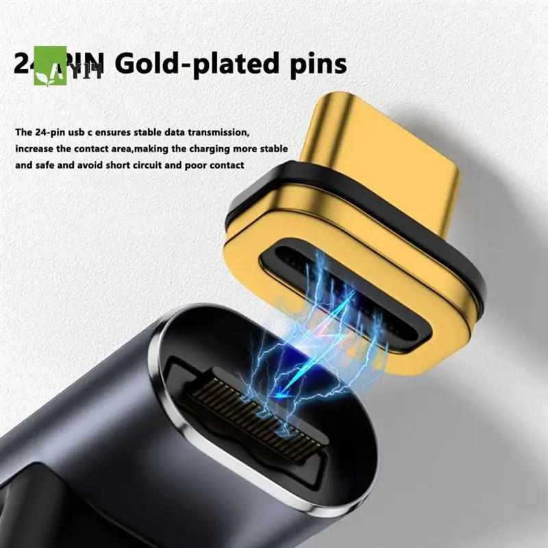 AY14 -2 PCS 24 Pin USB Adapter PD100W ,8K@60Hz,Type-C Extender For Steam Deck,,Galaxy