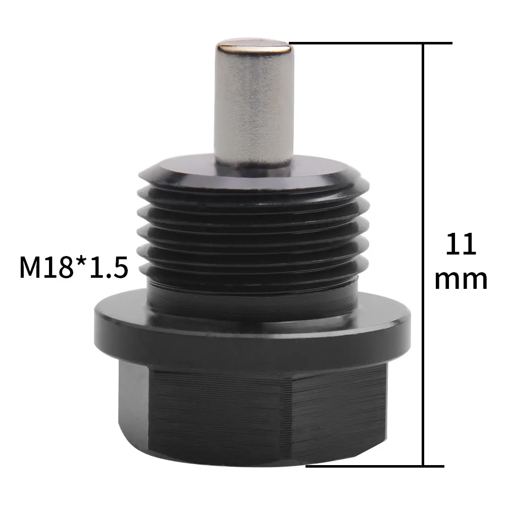 M8 M10 M12 M14 M16 M18 Aluminum Magnetic Oil Drain Bolt Oil Sump drain plug nut Oil Drain Plug Magnetic