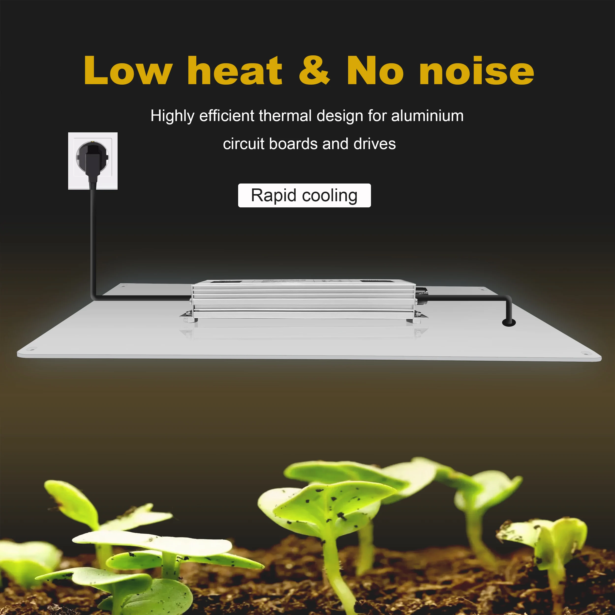 LM301H EVO LED مصباح النمو مع 85 واط مصباح نمو الطيف الكامل للبستنة المائية نمو النباتات الداخلية