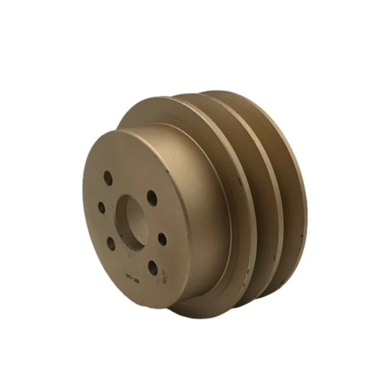 

for Isuzu Water pump pulley for 4BG1/6BG1 Excavator accessories Water pump pulley engine double slot Make smaller 73 high