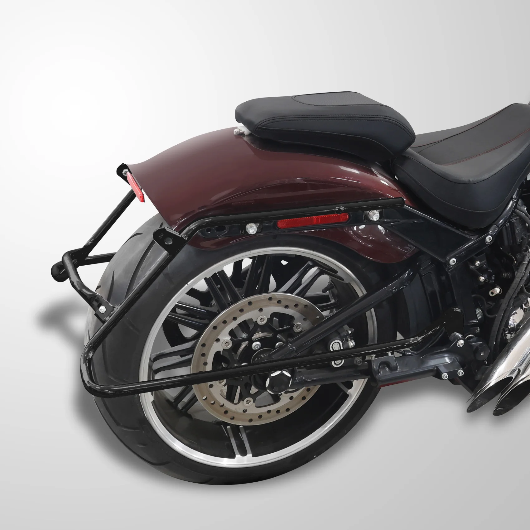 Motorcycle Hard Saddlebags Conversion Brackets Kit For Harley Softail 2018-2025 Fat Boy Breakout