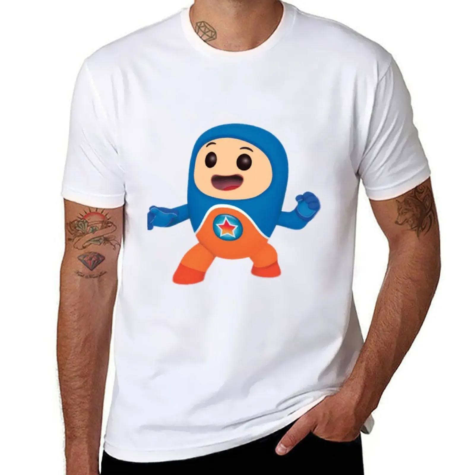 

Футболка go jetters, футболки для мужчин, облегающие футболки для мужчин, белая футболка