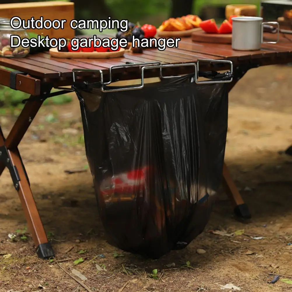 Trash Bag Holder Garbage Bag Holder Strong Load-bearing Bracket for Easy Installation Corrosion Resistant Trash Bag for Camping