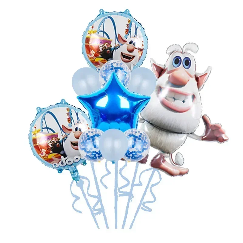 New 18 inch cartoon monster big eyed mouse Bubba themed aluminum film balloon design set for party decoration