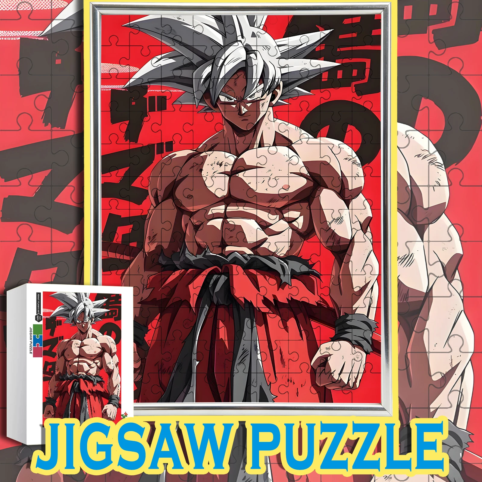 

Dragon Ball Ultra Instinct Goku Puzzle Wooden Color Box 108/200/300/500/1000pcs