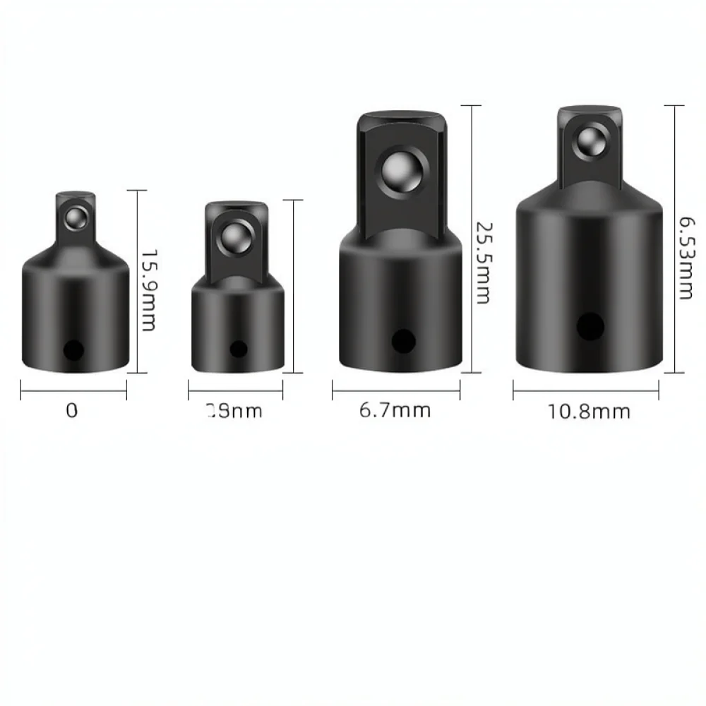 Chrome Vanadium Socket Adapter Set Drive Converter Reducer For Ratchet Wrench Mechanic Hand Tool Auto Repair Parts