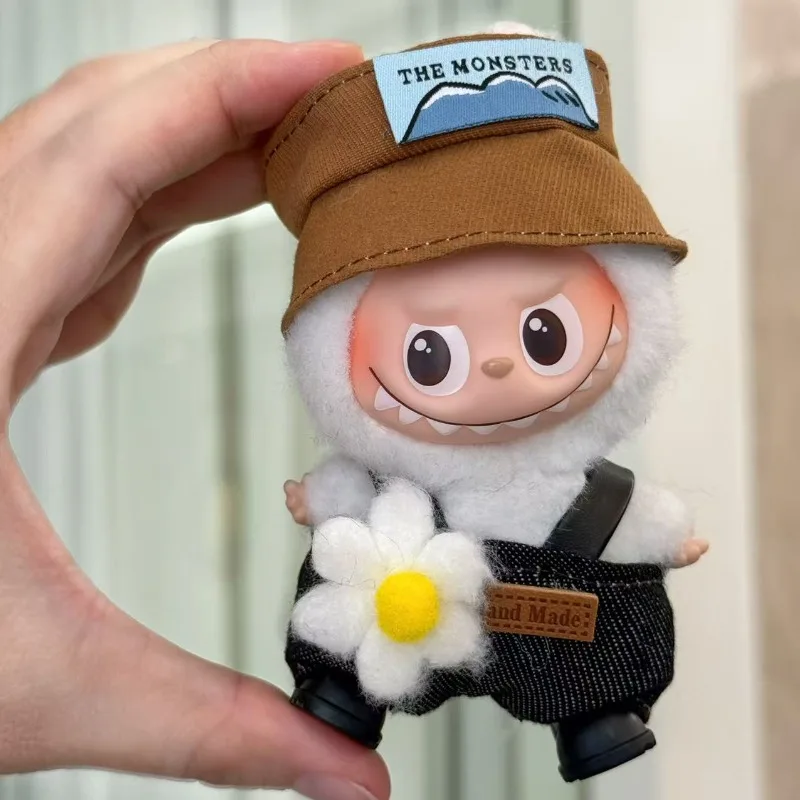 مجموعة ملابس لدمية لابوبو الصغيرة 4.0 - زي حقيبة ظهر لطيف، زي قابل للاستبدال من الجيل 4 على شكل صندوق أعمى