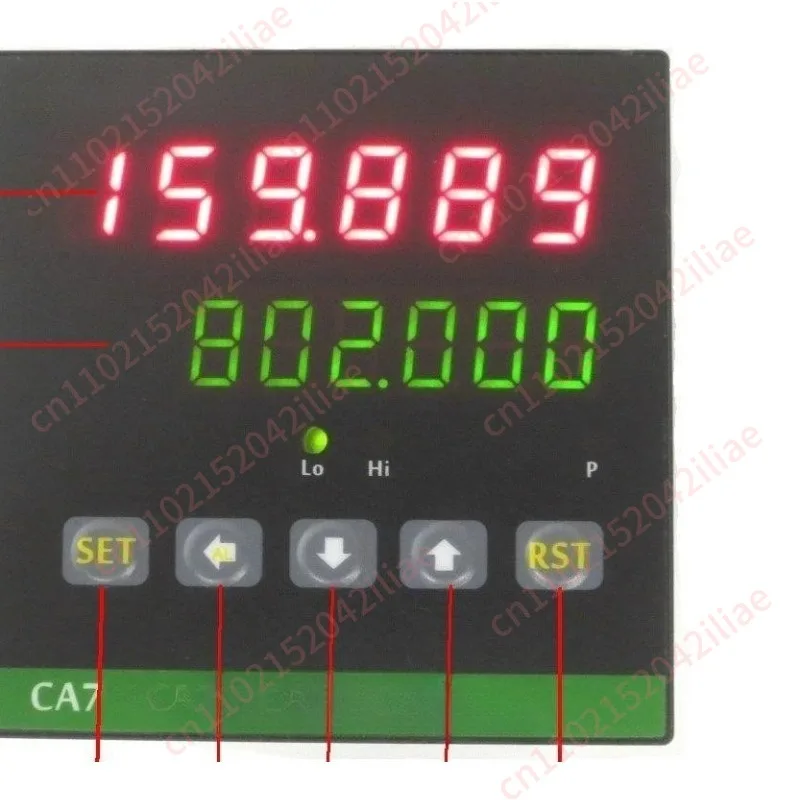 Intelligent electronic digital meter counter, roller type high precision