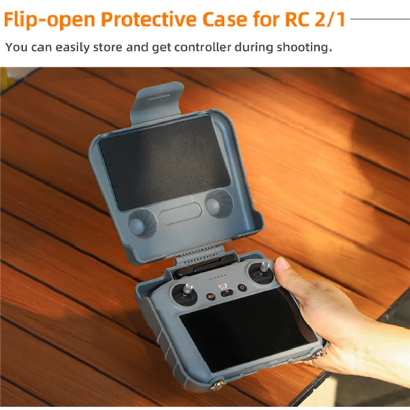 B04C-For DJI RC2 Remote Control Storage Box Sunhood Sunshade Cover Screen Protector Shell