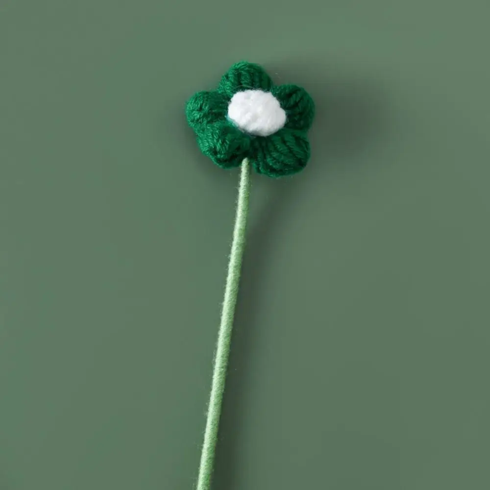 Simulated Flower 3D Christmas Bookmark Flower Book Clip Book Page Marker Flower Pagination Mark Book Paginator Weaved