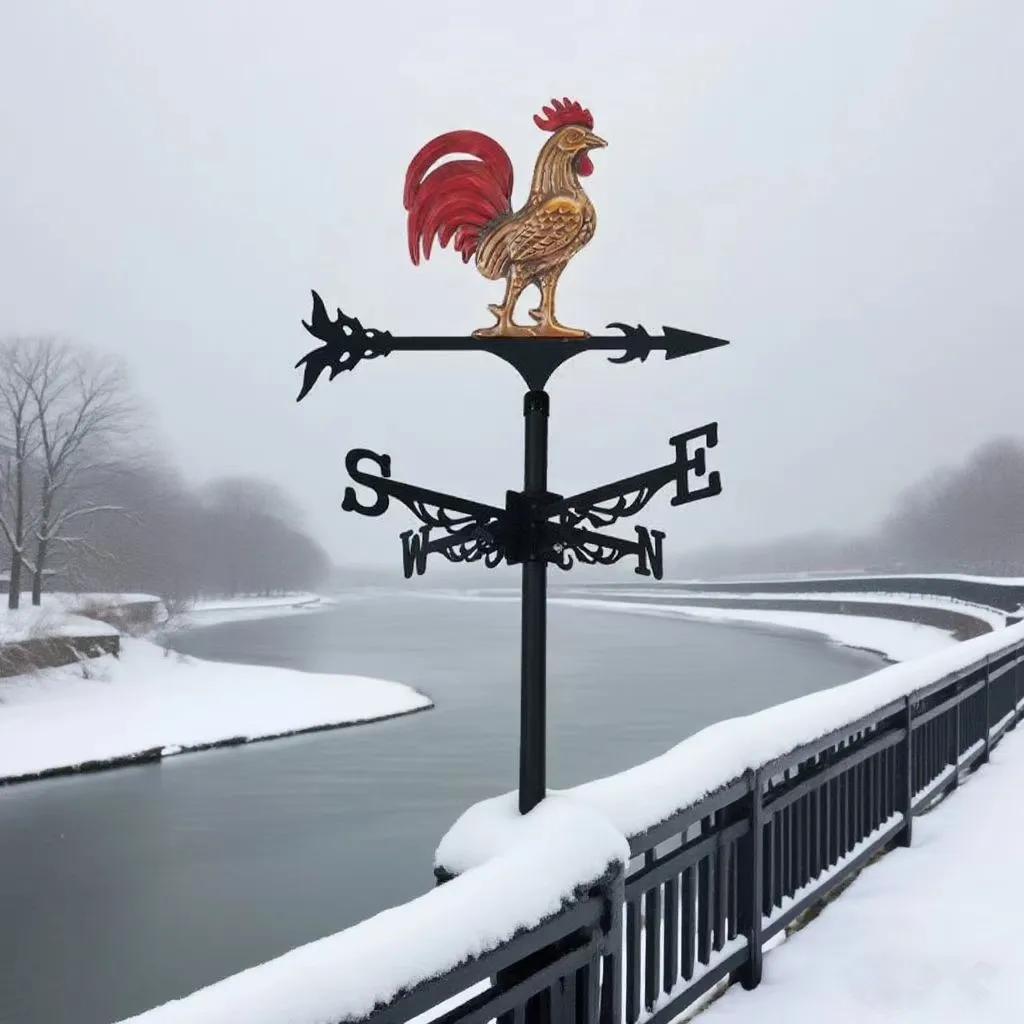 New Trend Indicator, Colorful 3d Rooster, European-Style Art Piece, Outdoor Rooftop Garden, Festival Decoration, Home Decor view 4