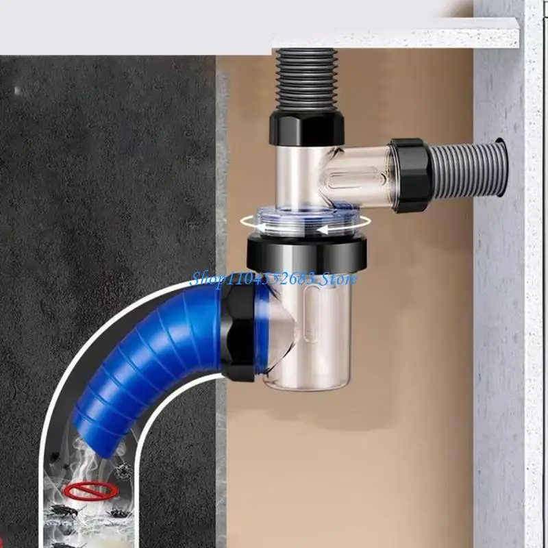 Y6GD Easy installs Angled Sink Drain Plugs Odor Proof Silicone Stop Universal