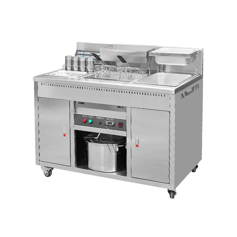 Elektrische Aanrechtblad Friteuse Machine Kip Friteuse Machine Commerciële 1 Tank 2 Mand Friteuse Catering Apparatuur