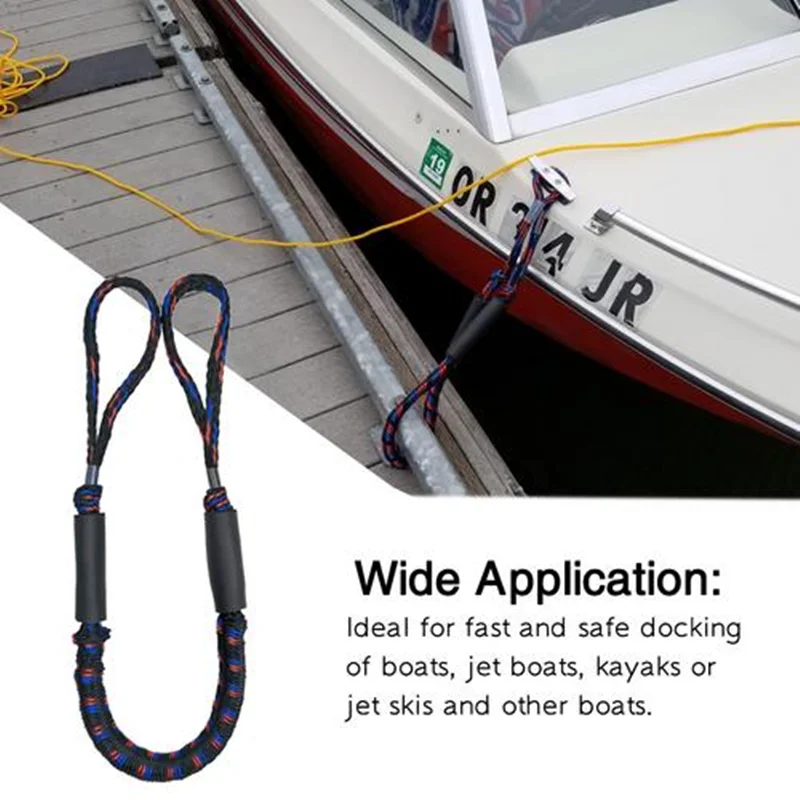 Elastic Stretching Mooring Rope Boat Bungee Dock Line Shock Cord Wharf Docking Rope For Coat Supplies