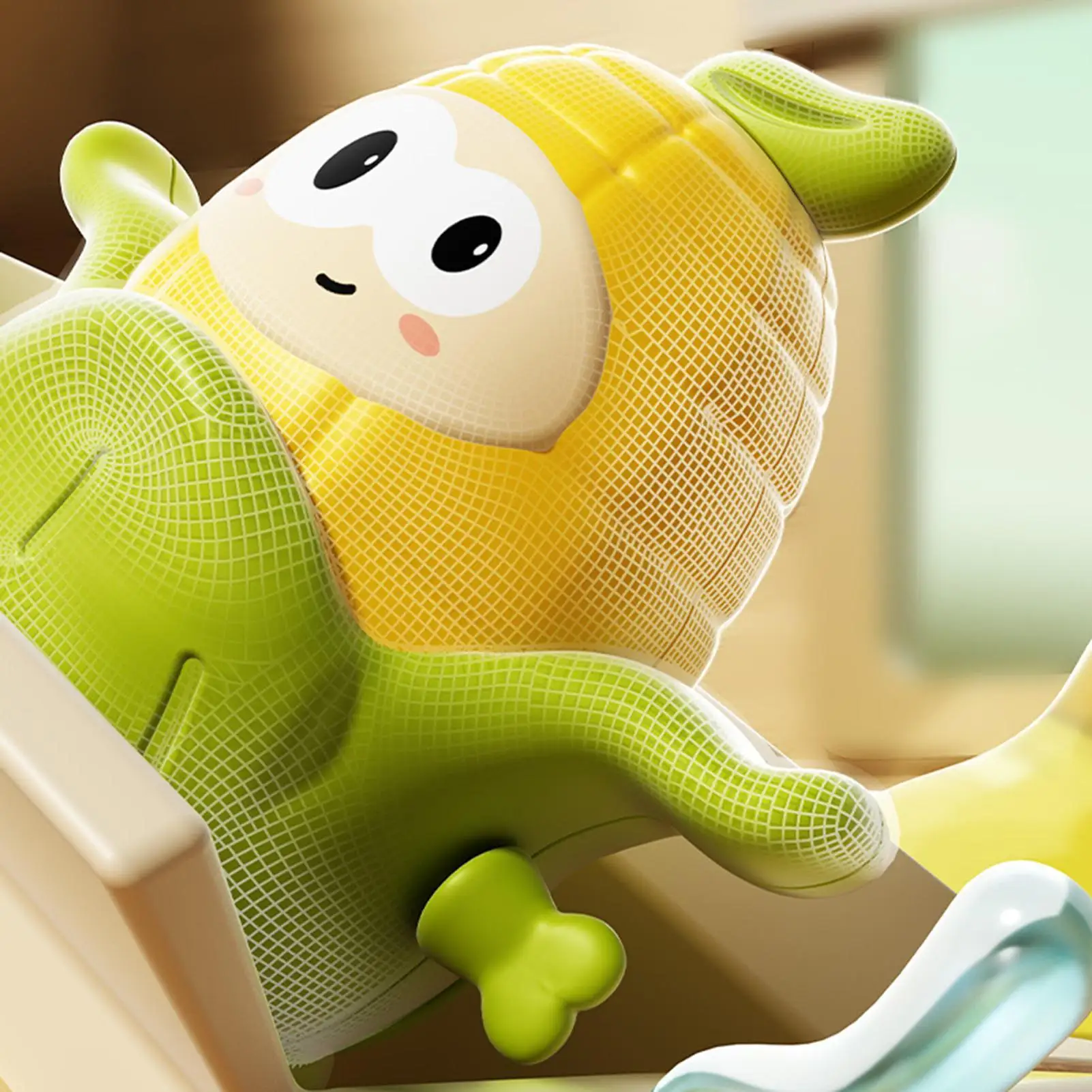 เด็กคลานของเล่นรูปข้าวโพดบิด Octopus การศึกษาการเรียนรู้เกม Interactive Clockwork ของเล่นสําหรับชายหญิงเปลห้องนอน