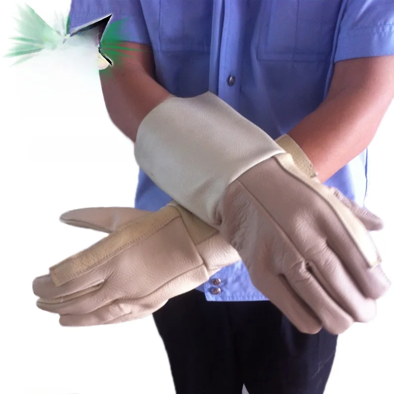 

High Quali Thiened Leather Anti-Bite Gloves for Small Pets Bathing Squirrels s Dogs Lizards es Protection Gloves