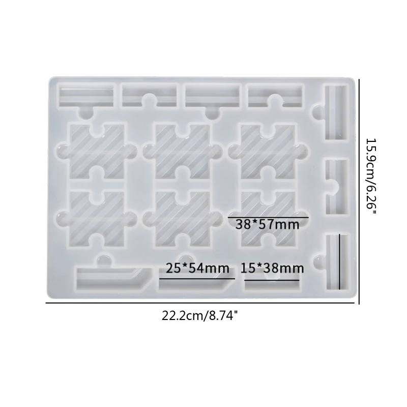 1Set Checkers Board Silicone Mold 3D Chess Crystal Epoxy Casting Mold for Family 37JB