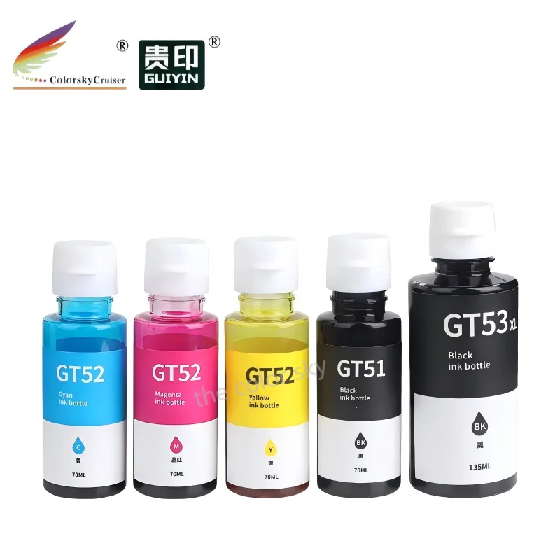 GT53 GT-53 GT51 GT52 GT-51 GT-52 Inchiostro Di Ricarica Per Hp Smart Ink 500 502 508 511 514 515 518 519 530 531 532 533 538 571 615 618 655