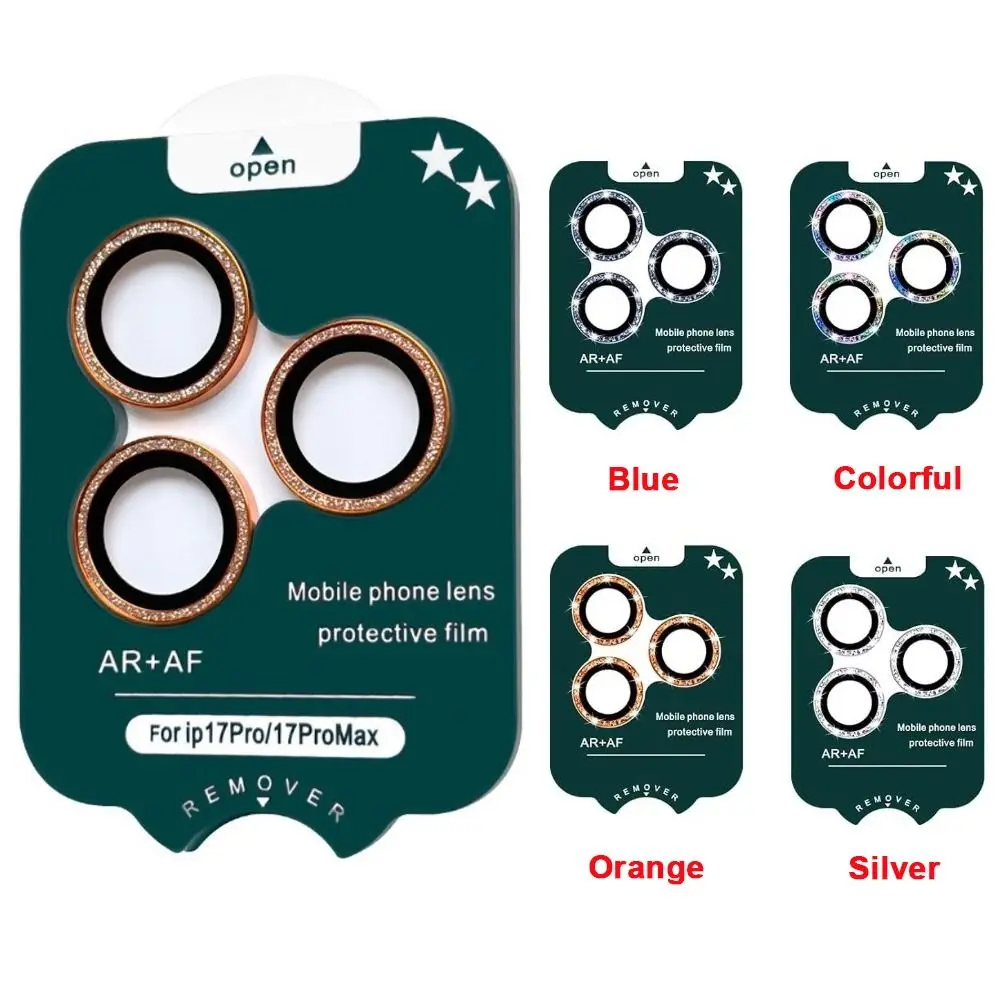 Camera Lens Corning Glass Cover for iPhone 17 Pro Max Lens Protector Back Glass Lens Protective Film with Positioning Base Plate