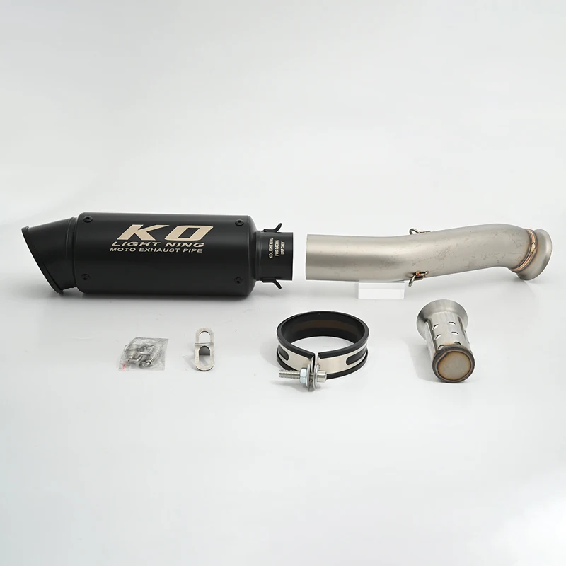 Slip On NK800 For CFMOTO 800NK 2023-2025 Exhaust Tail Muffler Mid Link Pipe 51mm Escape With DB Killer Stainless Motorcycle