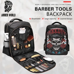 Hairdressing Tools Backpack Multi-purpose Luggage Storage Case Professional Stylists Hair Tool Box  Waterproof Barber Tackle Bag