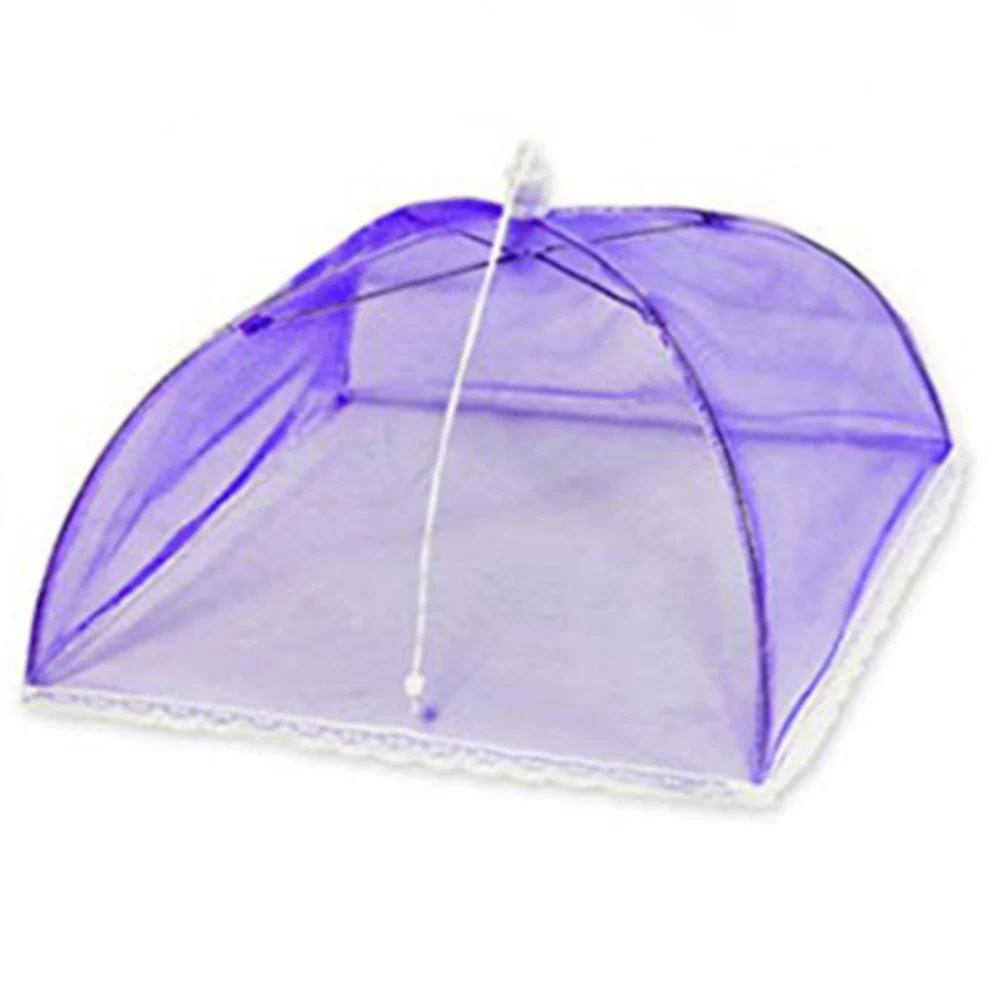 Pop-Up Mesh Screen Protect Food Cover Tent Dome Net Umbrella Picnic Kitchen Folded Mesh Anti Fly Mosquito Umbrella