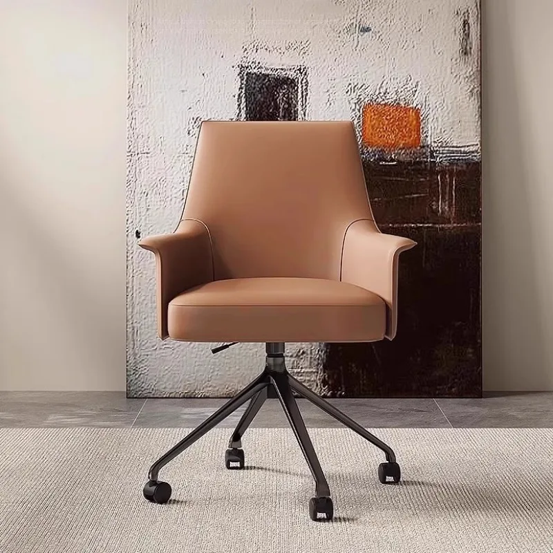 Ergonomic desk Italian minimalist modern swivel  lifting study office  household chaise longue