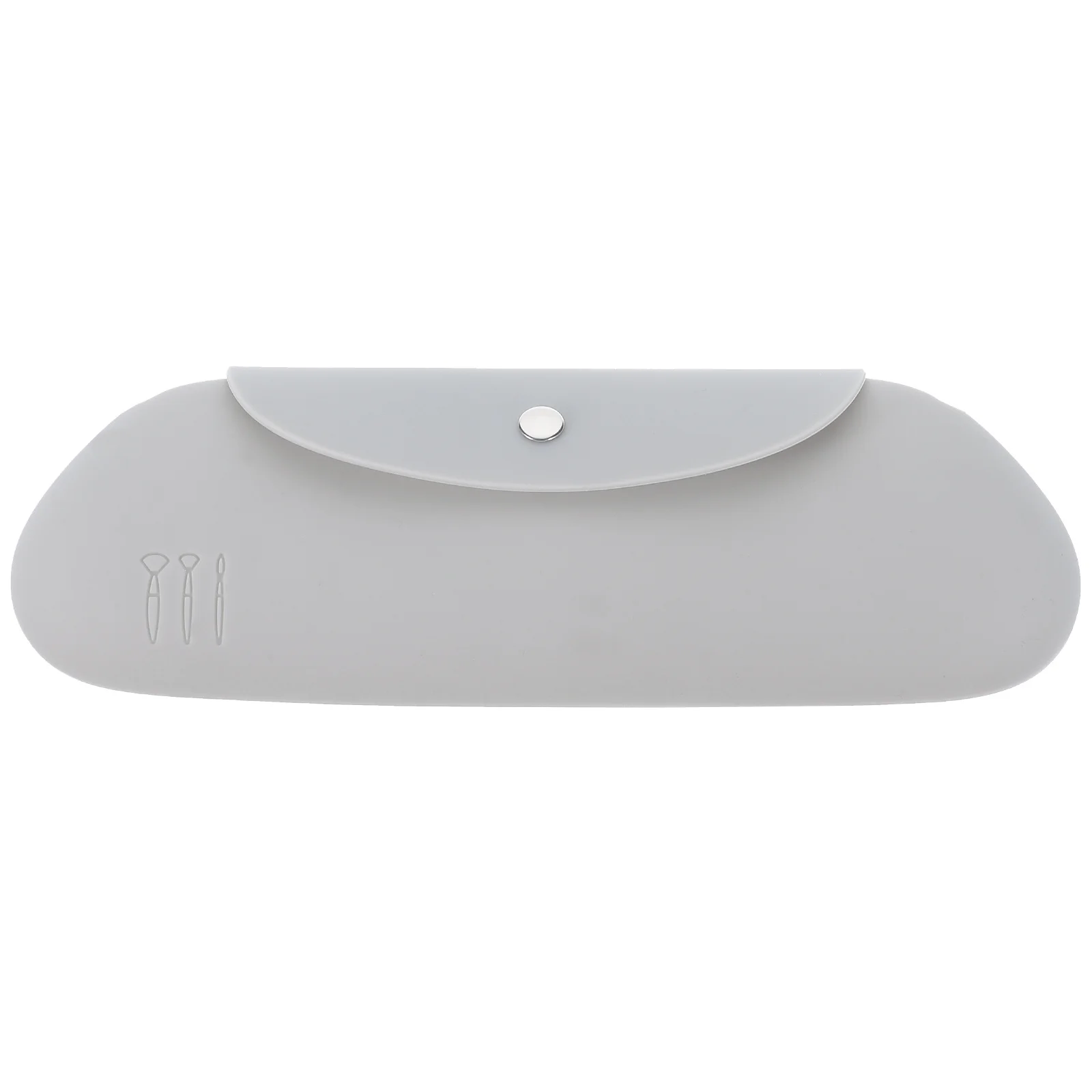 

Silicone Makeup Bag Large Capacity Portable Organizer Travel Brush Holder Beauty Tool Storage Waterproof Minimalist