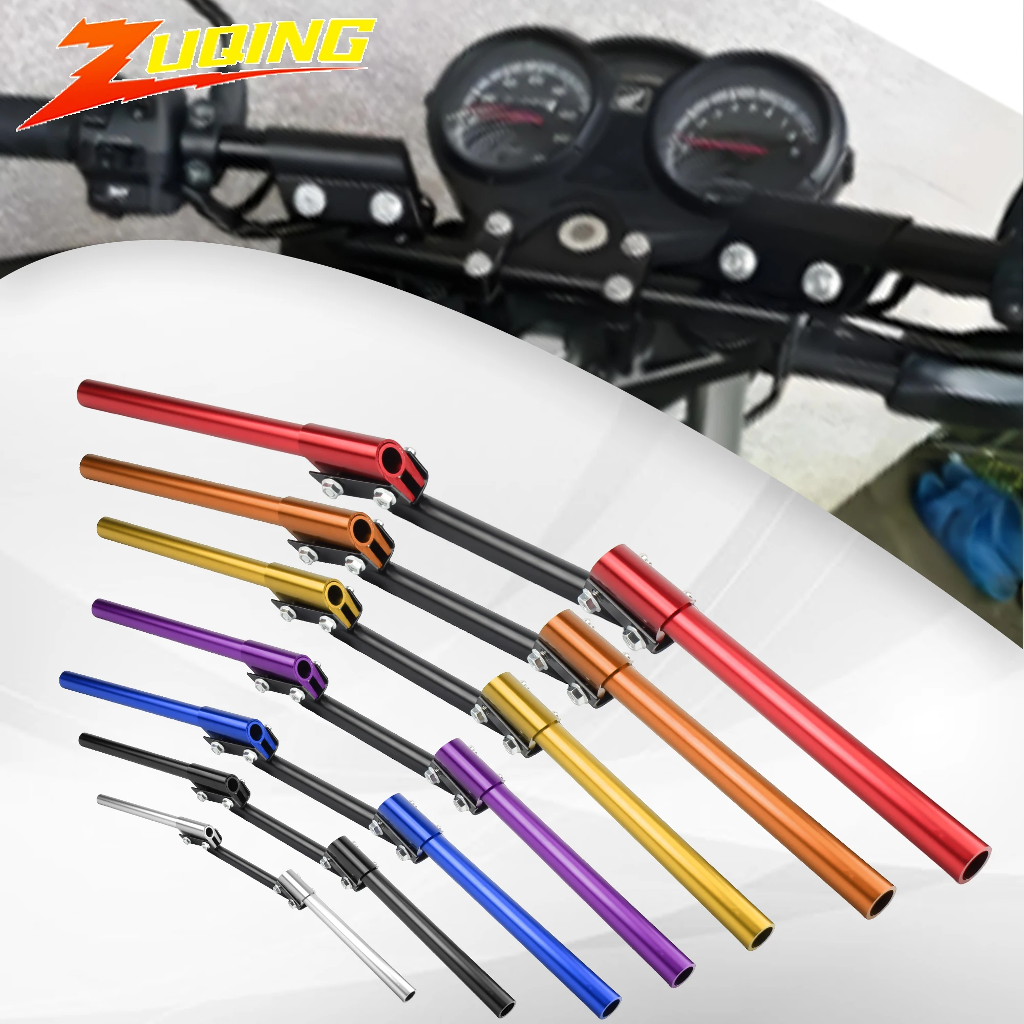 

Motorcycle Handlebar Adjustable Cross Bar CNC Aluminum Alloy Modified Accessories Balance Bar Handle Direction Bracket Bar