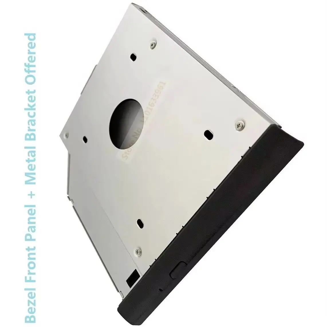With Matched Bezel Panel Rear Hook 2nd 2.5 Hard Drive HDD Optical Bay Caddy Frame Bracket for Lenovo IdeaPad 320 330 520 Series