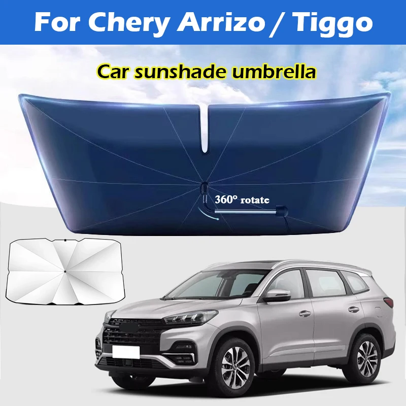 

Car Windshield Sunshade Umbrella Front Window Interior UV Protector for Chery Arrizo 5 8 Tiggo 3 7 9 8 Plus Pro OMODA EQ1 EQ5