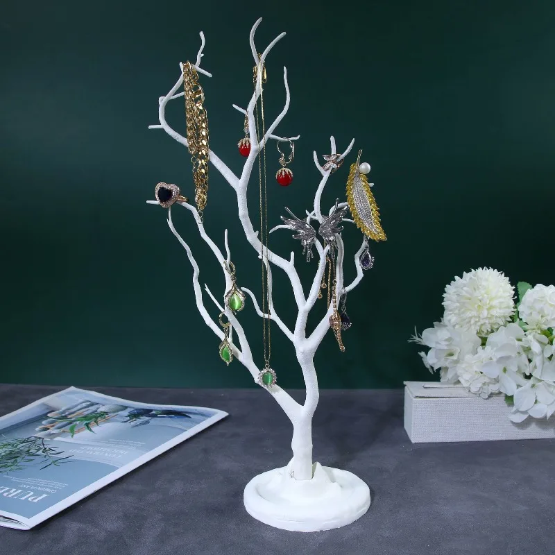 

1 Pcs Jewelry Display Stands Shaped Like Trees Suitable for Displaying Storing And Showcasing Necklaces Bracelets And Rings
