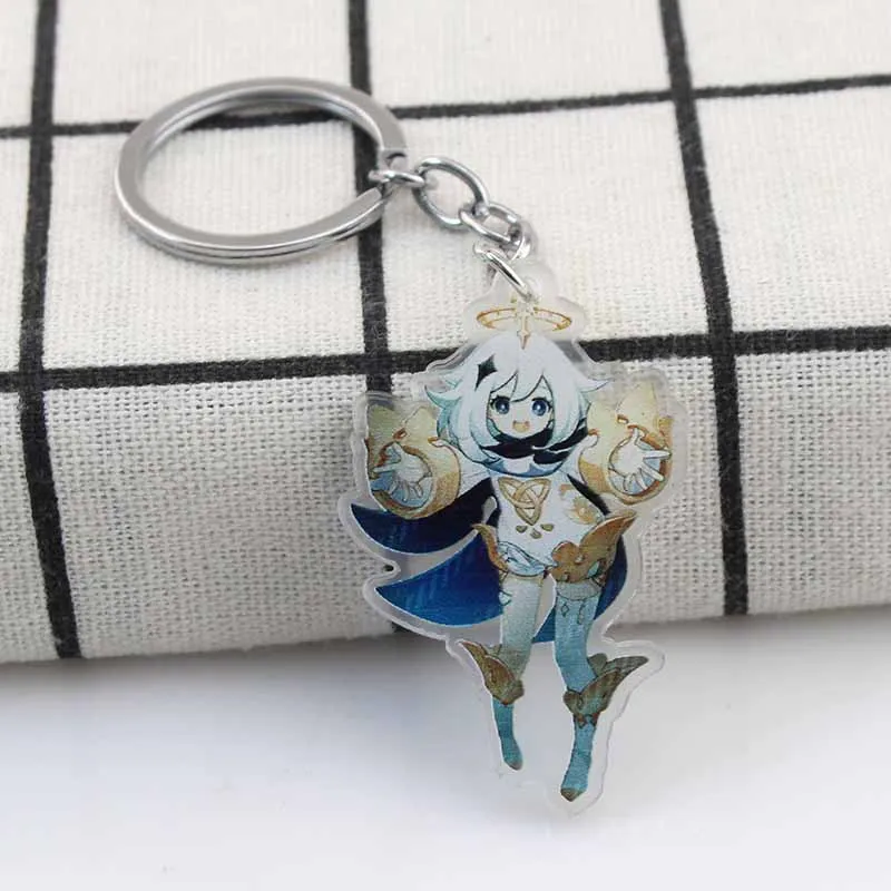 Genshin Impact Exquisite Character Pendant Yae Miko XIAO Arataki Itto Key Chain Small Birthday Present Friend Keychain Purse