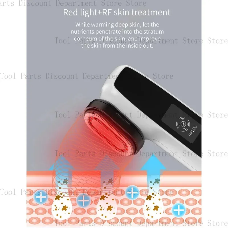 6 Dalam 1 Perawatan Pengencangan Kulit Frekuensi Radio Multifungsi Terapi Cahaya Merah Pengangkat Wajah Dengan Pendinginan
