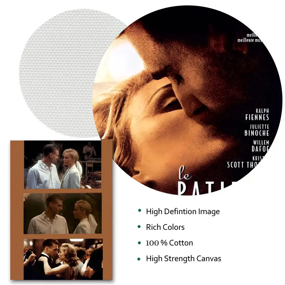 ملصق الفيلم الكلاسيكي للمريض الإنجليزي عالي الدقة أنيمي موضوع ساخن المغني/OST/فيلم مقاوم للماء ذاتي اللصق ديكور المنزل #6