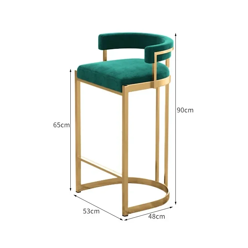 High Make Up Modern Bar Stools Luxury Party Gaming Library Computer Patio Bar Stool Set Saloon Party Sgabello Cucina Furniture