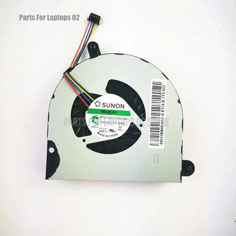 D New For HP Probook 6560b 6565b 6570b Elitebook 8560p 8560w 8570p Cooling Fan MF60120V1-C470-S9A NFB65B05H -002