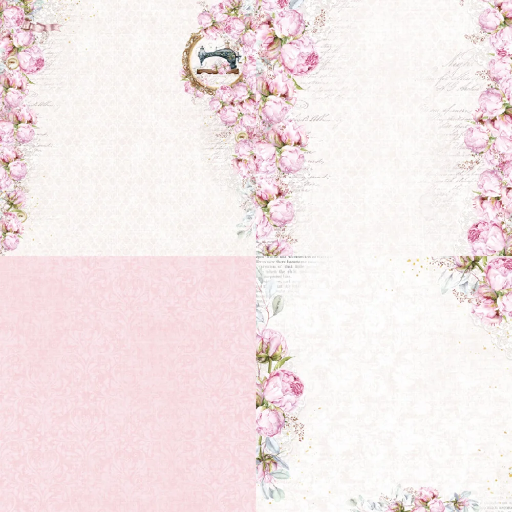 12 szt. Papier do scrapbookingu w stylu Vintage Album z dziennikiem rękodzieła karta podarunkowa okładki z napisami do dekoracji