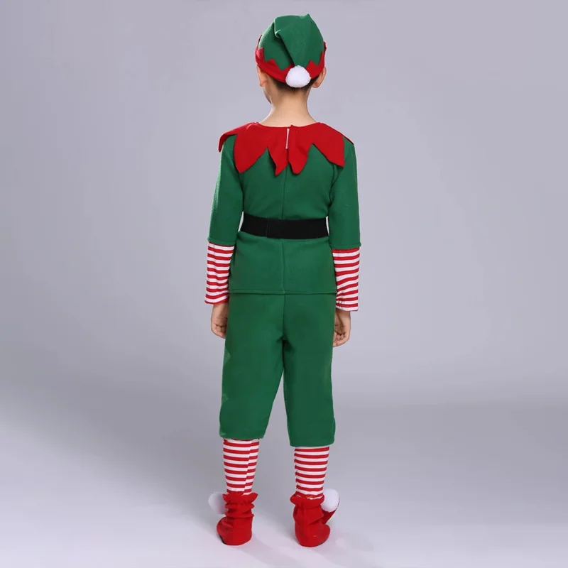 Рождественский костюм эльфа для взрослых и детей, одежда для представлений, универсальный подарок на рождественскую вечеринку для мужчин и женщин