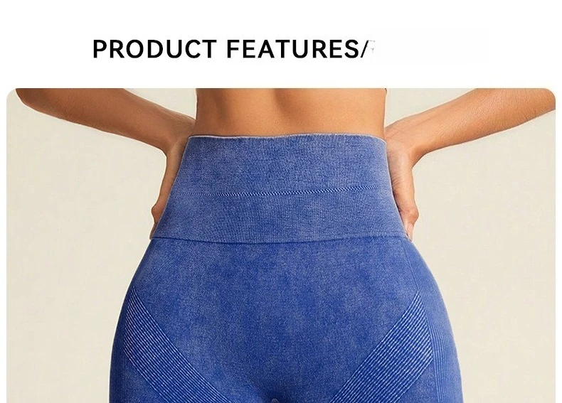 Nylon Schleifen Yoga Leggings Frauen Nahtlose Enge Hosen Hohe Elastische Sexy Hüfte Heben Leggings Workout Laufen Gym Hosen – Detail 7