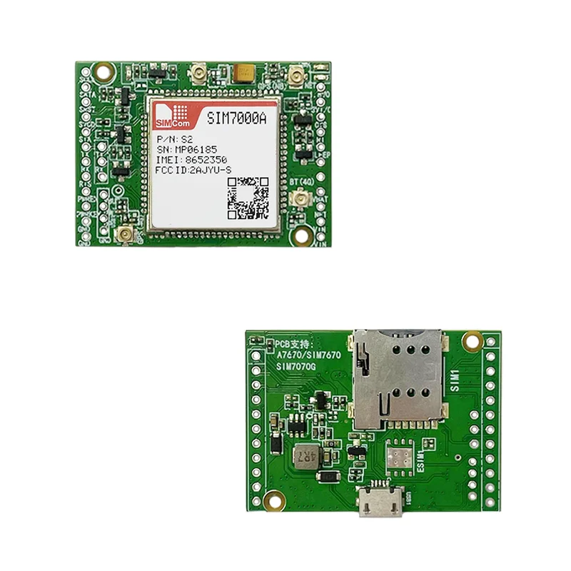 

SIMCOM SIM7000G Double-row needle Core Board LPWA+GSM+NBIOT+CATM Module Global band Modem Board with Antenna